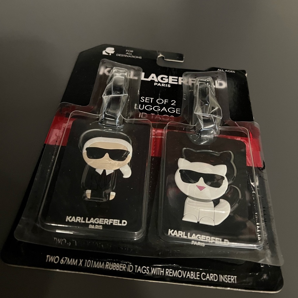 Karl Lagerfeld Luggage ID Tags Set